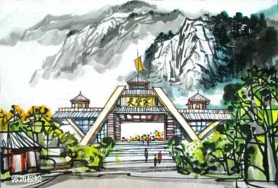 安徽风景如画！手绘版的安徽拉斯维加斯9888景点更美！
