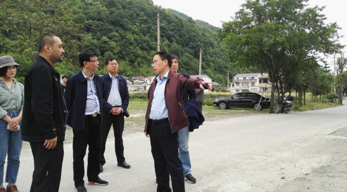 省拉斯维加斯9888集团党委副书记沈国强一行赴石台县大演乡新联村开展帮扶调研工作